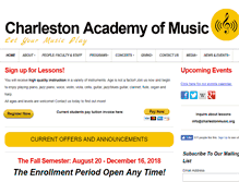 Tablet Screenshot of charlestonmusic.org
